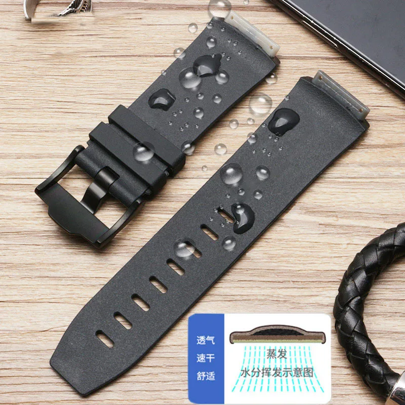 

Watch Accessories Silicone Band for AP Audemars piguet 26560IO.OO.D002CA.01.A Men's Watch Band Chain 27mm Watch Strap Bracelet