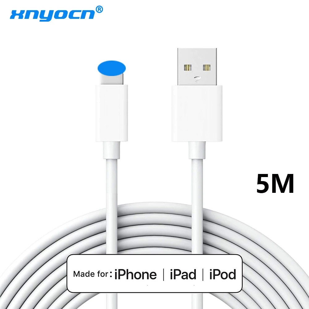 Xnyocn-Cable USB de carga para iPhone, adaptador de Cable de datos de...