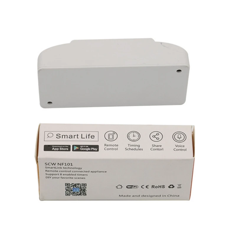 

APP Remote Control Wireless Wifi Smart Switch LED Light Controller Module Timer DIY Circuit Breaker Voice Control X37B