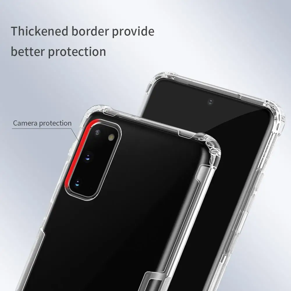 for Samsung Galaxy S20 Plus Ultra S10 S10e S9 S8 case cover Nillkin TPU 0.6mm back coque cases | Мобильные телефоны и