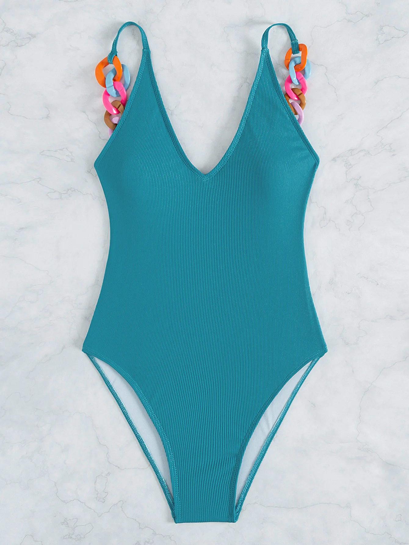 Соблазнительный слитный купальник с бриллиантами 2022 Женский однотонный