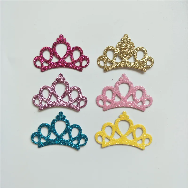 100 шт. 3*2 см разноцветные блестящие нашивки из кожи войлочная аппликация в виде