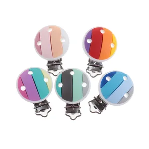 20 шт., Радуга силиконовые зажимы для соски-пустышки вет зажим для соски детский клипса для пустышки