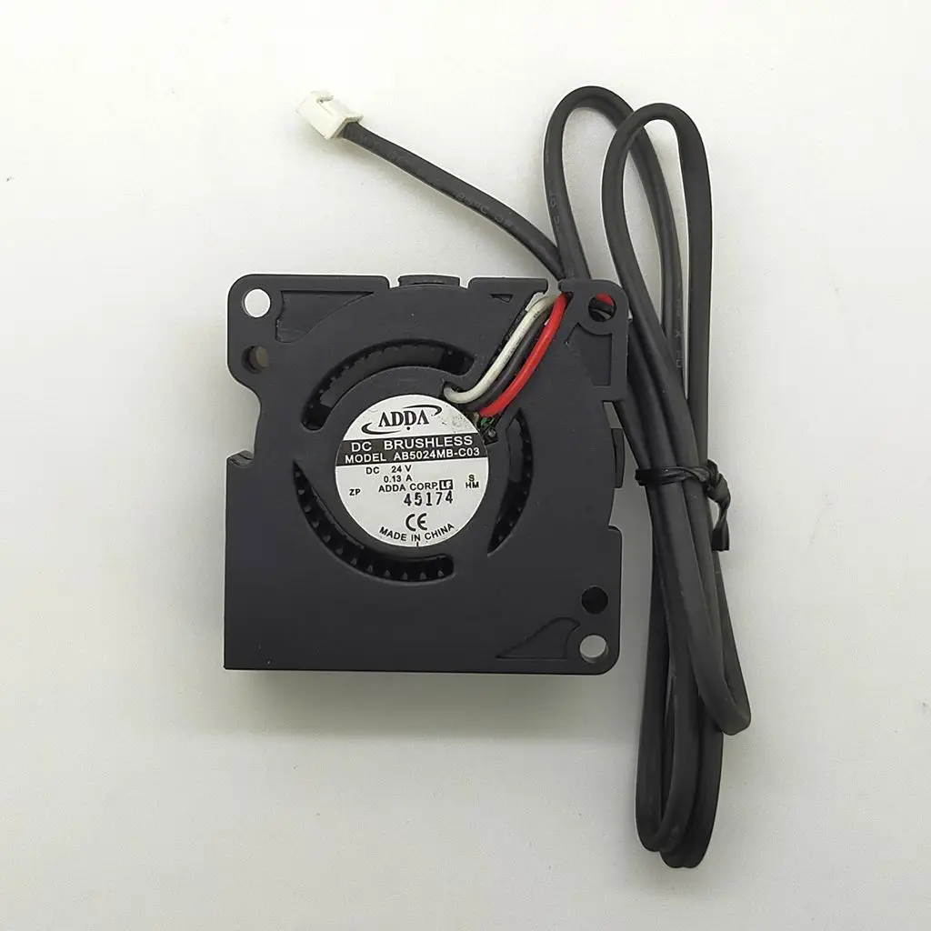 AB5024MB-C03 DC 12V мини вентилятор 50X50X20mm 24V 0.13A 3 линии турбины центробежные Вентилятор