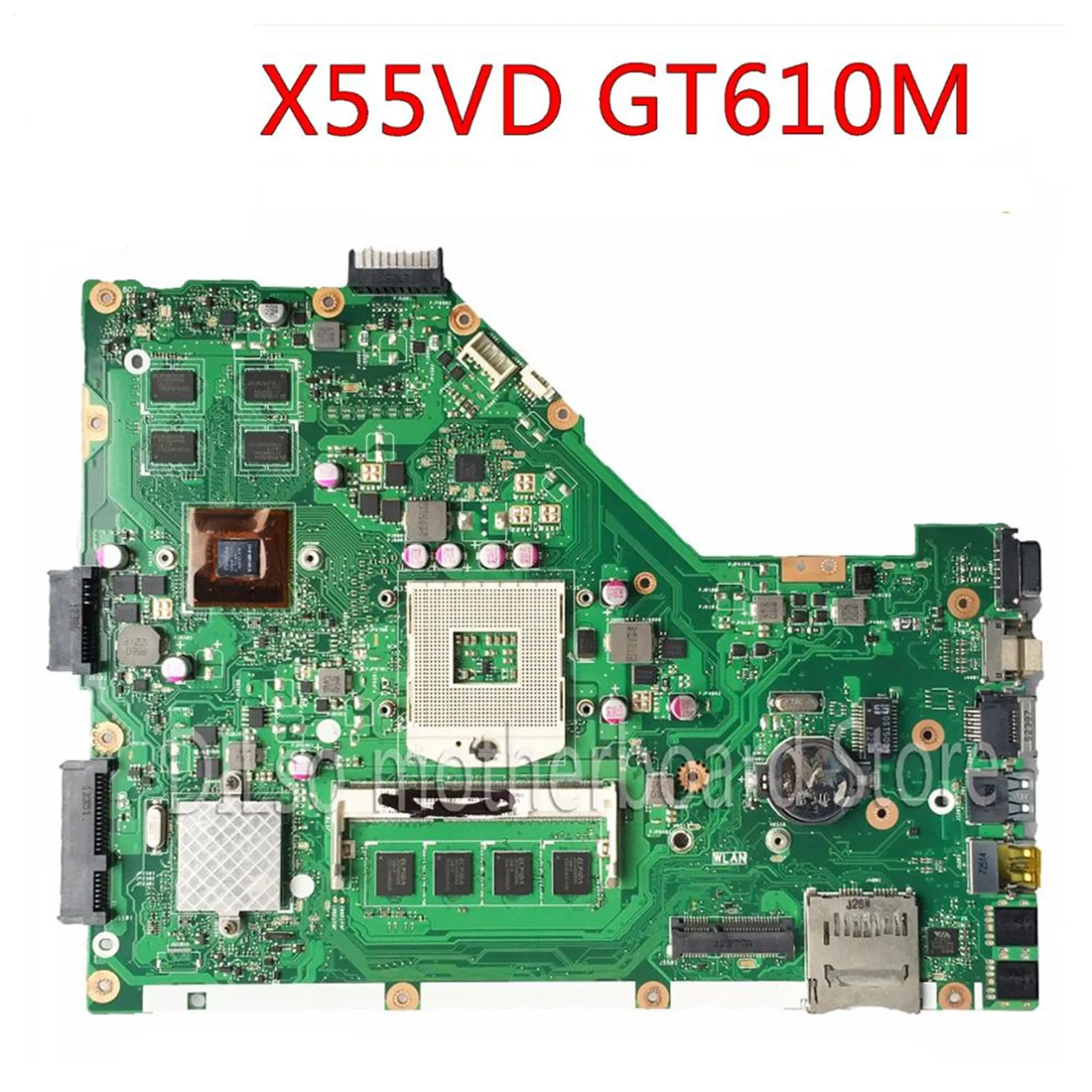 

KEFU X55VD Laptop Motherboard For ASUS X55VD PM Motherboard GT610M REV2.1/2.2 Original Work 100% Test