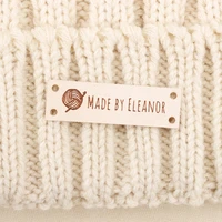 personalized tags logo leather tags personalized tags knit labels custom name handmade name tagscustom labels pb2373