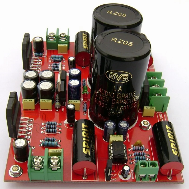 

Amplifier Board LM3886 + LM833 2X68W Dua Channel Front and Rear Combined Fever Power Amplifier Board