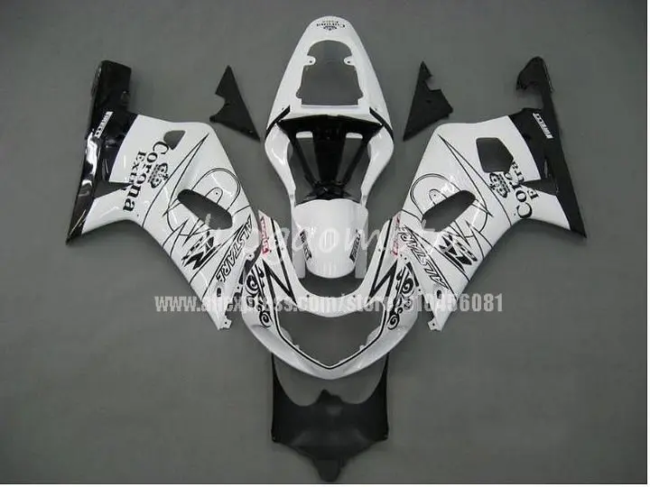 

Комплект обтекателей для SUZUKI 2001 2002 2003 GSXR600 750 01 02 03 K1 GSXR600 GSXR750 комплекты обтекателей черный белый корпус