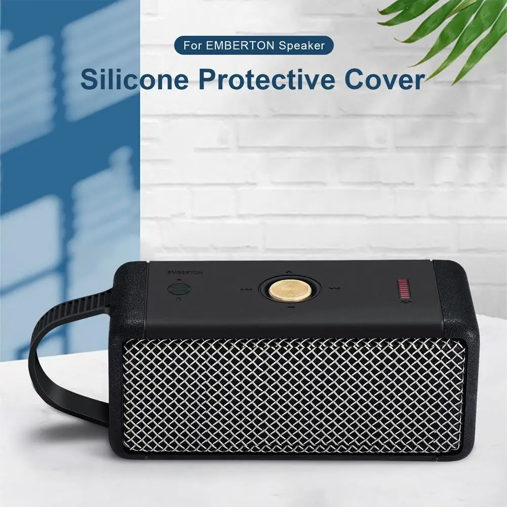 

Portable Dust-proof Silicone Protective Case For MARSHALL EMBERTON Speaker Accessories Anti-fall Outdoor Travel Shell Cover