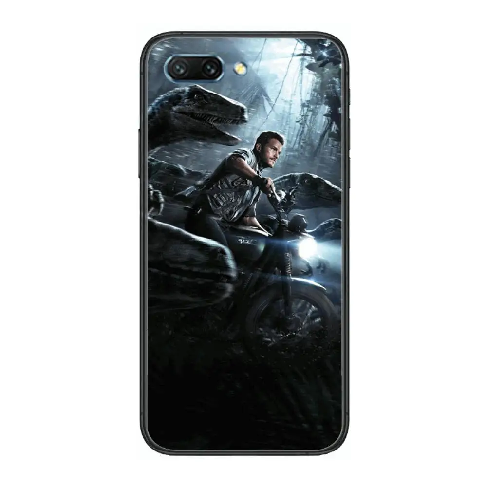 

Movie Mondo Jurassic Park clear Phone Case For Huawei Honor 10 9 8 7 N Pro Lite A C RU Black Etui Coque Hoesjes comic fashion