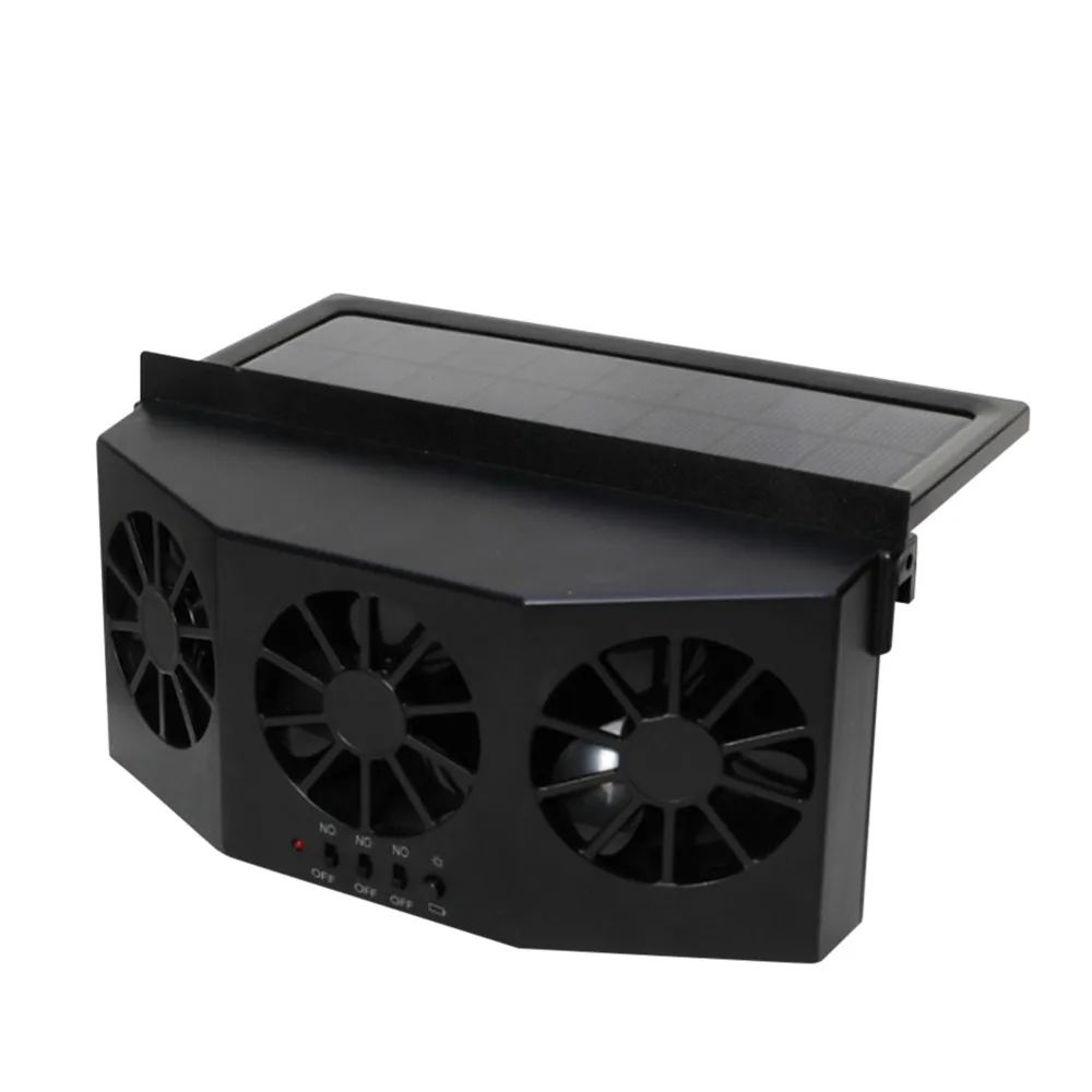 

Solar/USB Dual Charging Vehicle Cooling Tool Car Exhaust Fan Vehicle Air Circulation Smoke Exhaust Fan Car Ventilation Fan