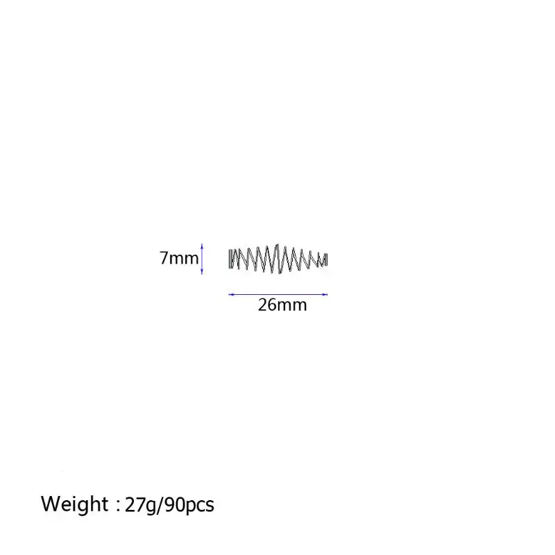 

Piano Coil Spring Tuning Parts Accessories 1inch 90pcs
