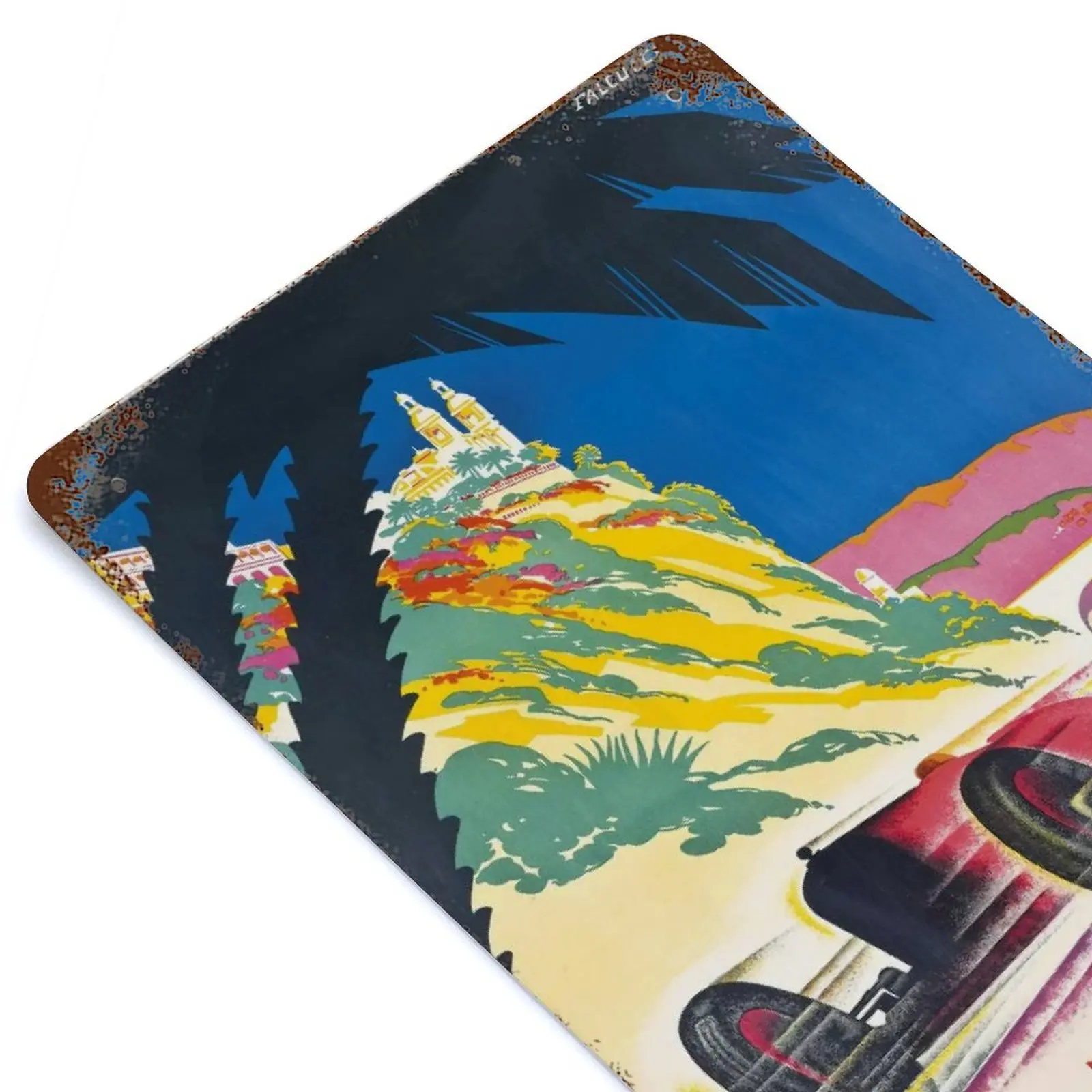 

Monaco Grand Prix 1933 Printed Vintage Metal Poster Home Pub Bar Garage Wall Decoration Tin Sign Plaque Decor