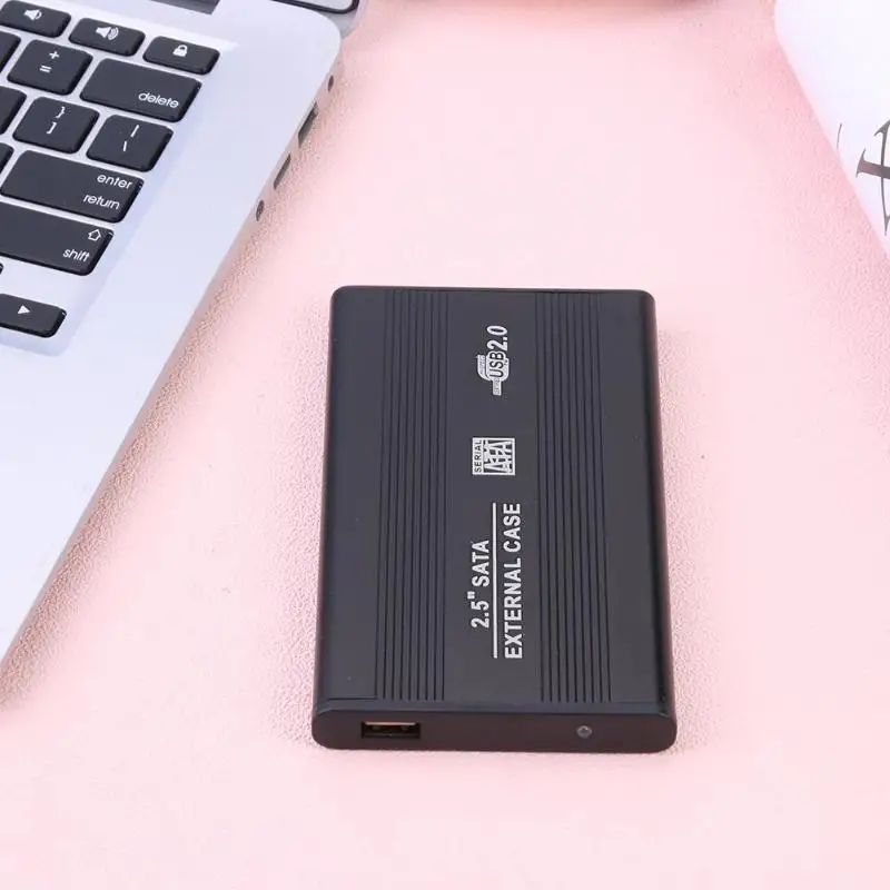 2,5 дюймов SSD жесткий диск Корпус SATA к USB2.0 HDD коробка алюминиевый сплав портативный внешний жесткий диск чехол для Win7/Win8/Mac OS