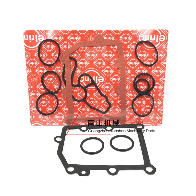 

free shipping for D6D D6E engine EC210 EC240 oil radiator side cover repair kit excavator accessories