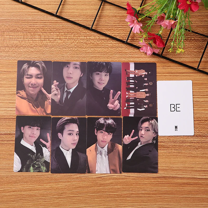 

KPOP Bangtan Boys Album BE M2U Character JIMIN JIN JUNGKOOK RM SUGA V JHOPE Paper Collection Postcard Photocard XJ124