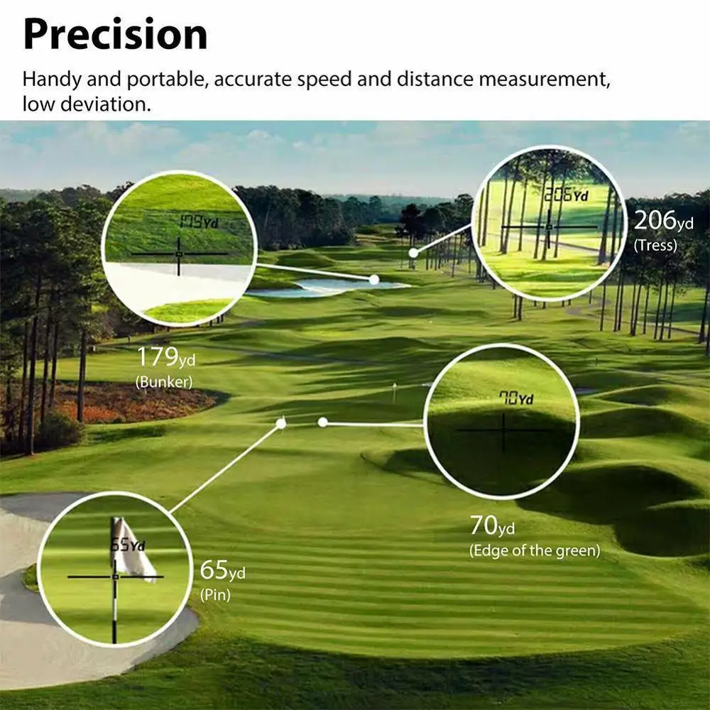 1 Pc Golf Rangefinder 1000 Yards Digital 7x Range Finder Telescope Monocular Rangefinder Hunting Lcd Rangefinder