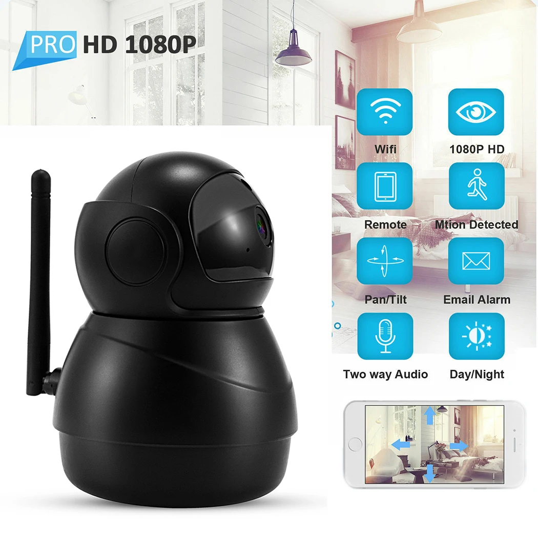 Камера безопасности 1080p четкое изображение высокой четкости подставка для