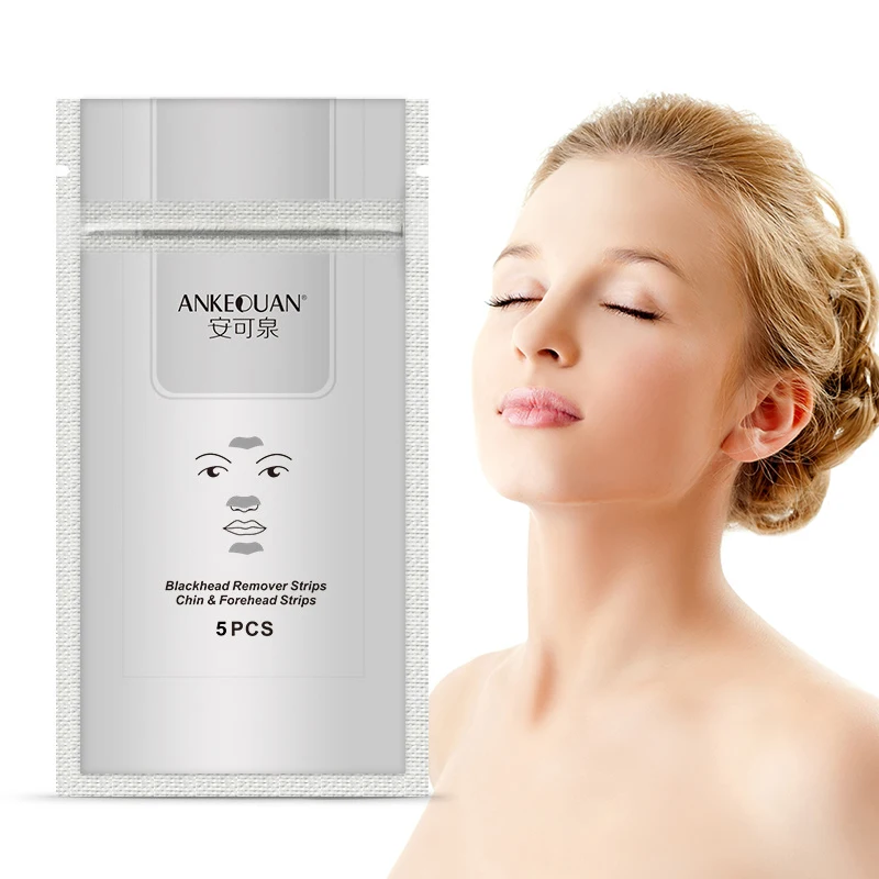 5 шт. маска для удаления угрей в носу глубокое очищение кожи акне черная пилинг