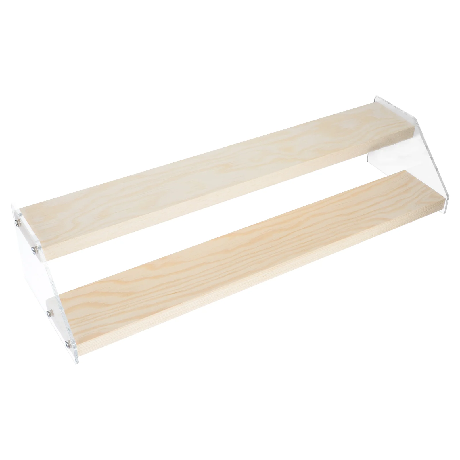 

1Pc Doll Display Rack Handicrafts Storage Shelf Two-tier Model Rack