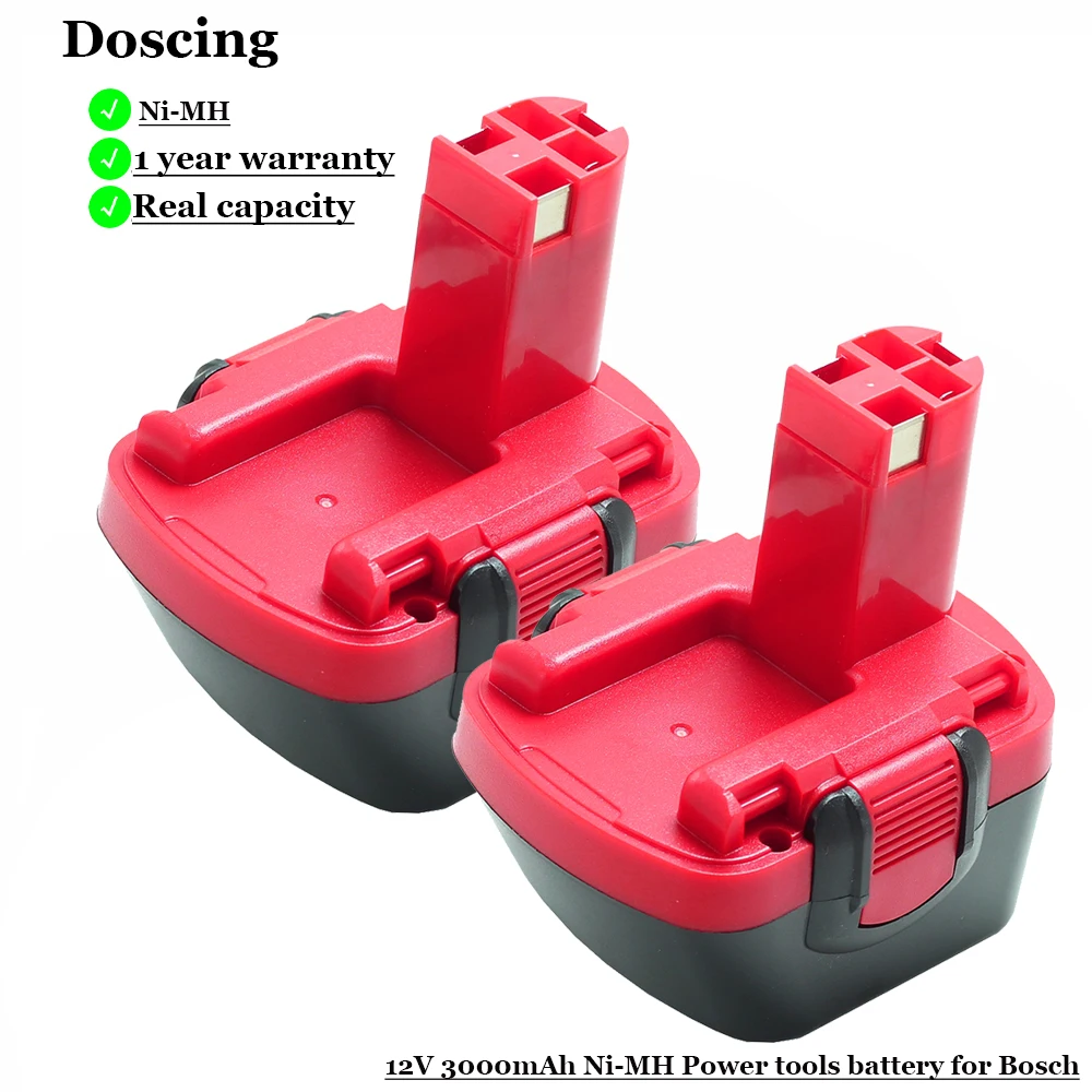 Doscing для Bosch 12 в 3000 мАч PSR 1200 сменная батарея GSR AHS GSB VE 2 BAT043 BAT045 BAT046 BAT049 BAT120