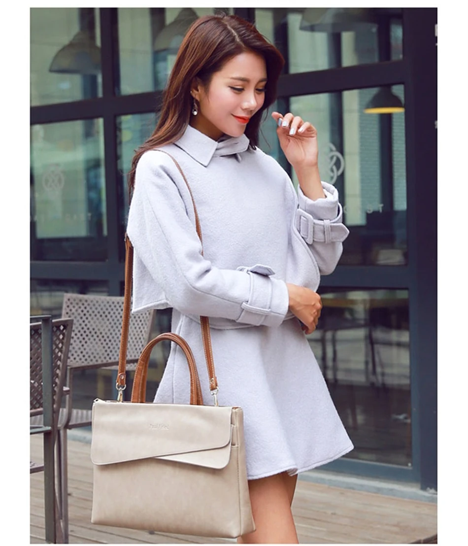 Women's briefcase female portable professional documents commuter fashion one shoulder business big bag large capacity Ladiesbag