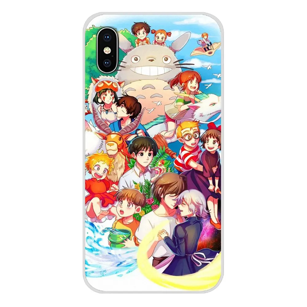 Soft Covers For Huawei G7 G8 P7 P8 P9 P10 P20 P30 Lite Mini Pro P Smart Plus 2017 2018 2019 Studio Ghibli Ghiblies totoro Lovely | Мобильные