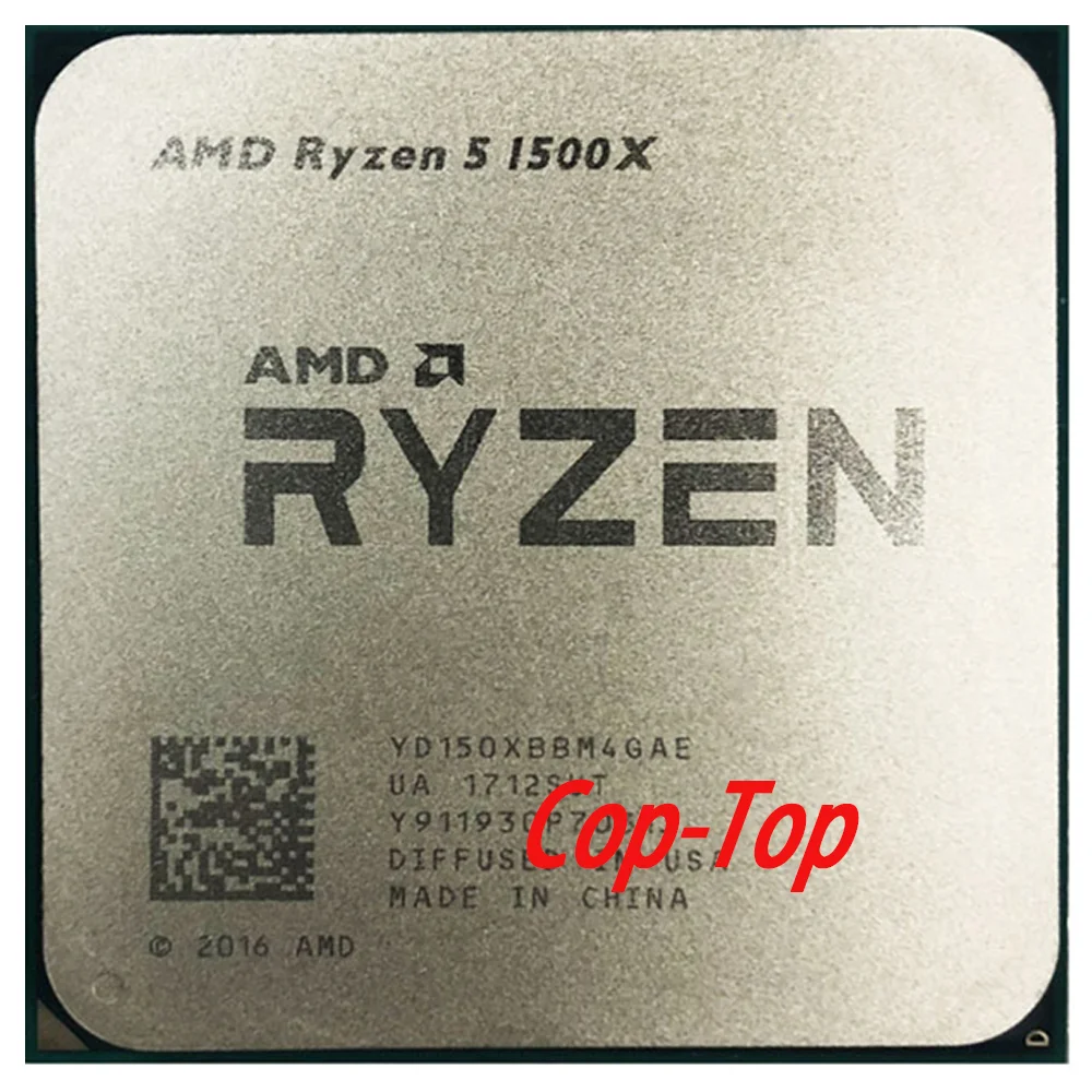 Четырехъядерный процессор Amd ryzen 5 1500x r5 1500x3 ГГц oito núcleos l3 = 16 m 65 Вт yd150xbbm4“ soquete