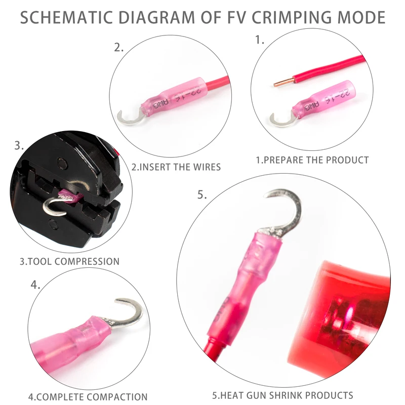 20 шт./1 упаковка водонепроницаемые термоусадочные клеммы | Строительство и ремонт