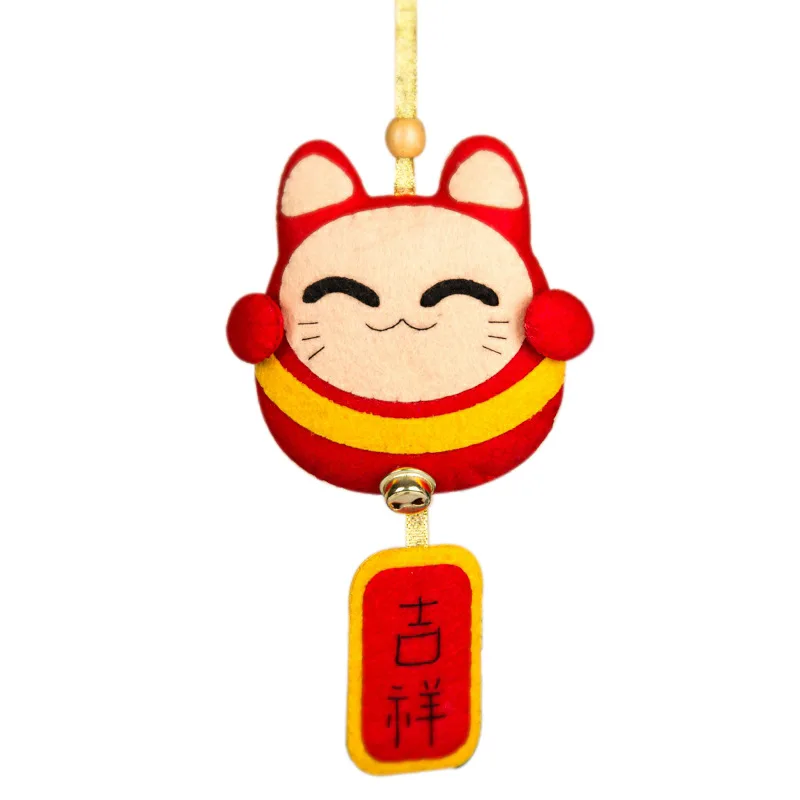 Китайский стиль Lucky Cat подвесные украшения для автомобиля Автомобильный
