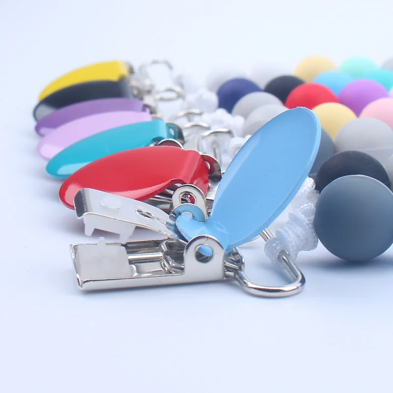 Силиконовые шарики для прорезывания зубов бусы-клипсы держатель соски детские