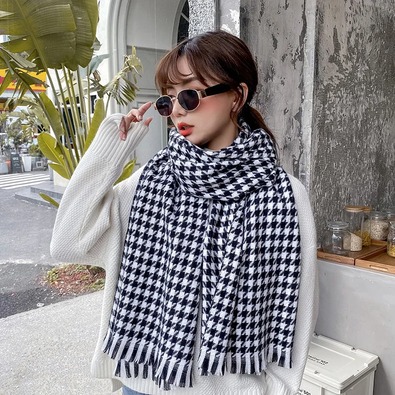 

Winter Scarf tessel soft Warm Pashmina Scarves Female Shawl Wraps Bufanda borla echarpe hiver cicartiz invierno mujer cachecol