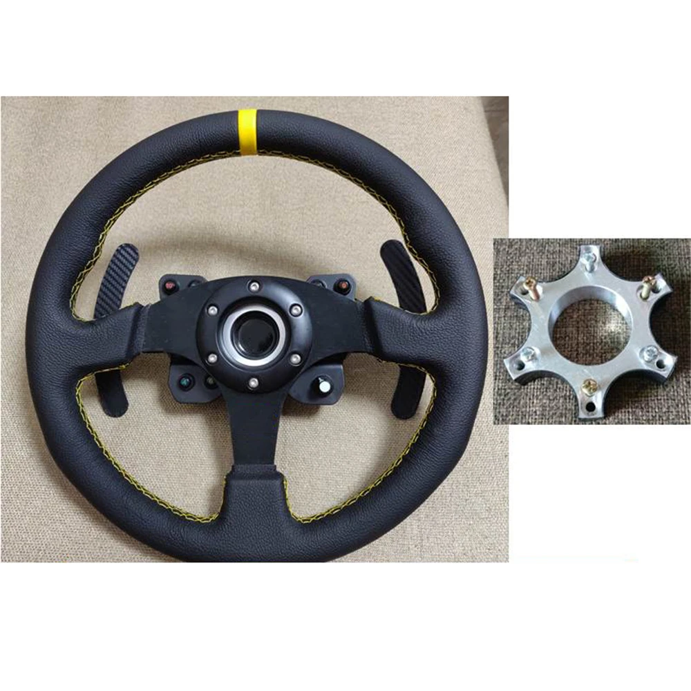 1pcc 70 мм колеса переходник для разделителя подставка-держатель для Thrustmaster T300RS рулей диаметром 13-14 дюймов адаптер руля части пластины