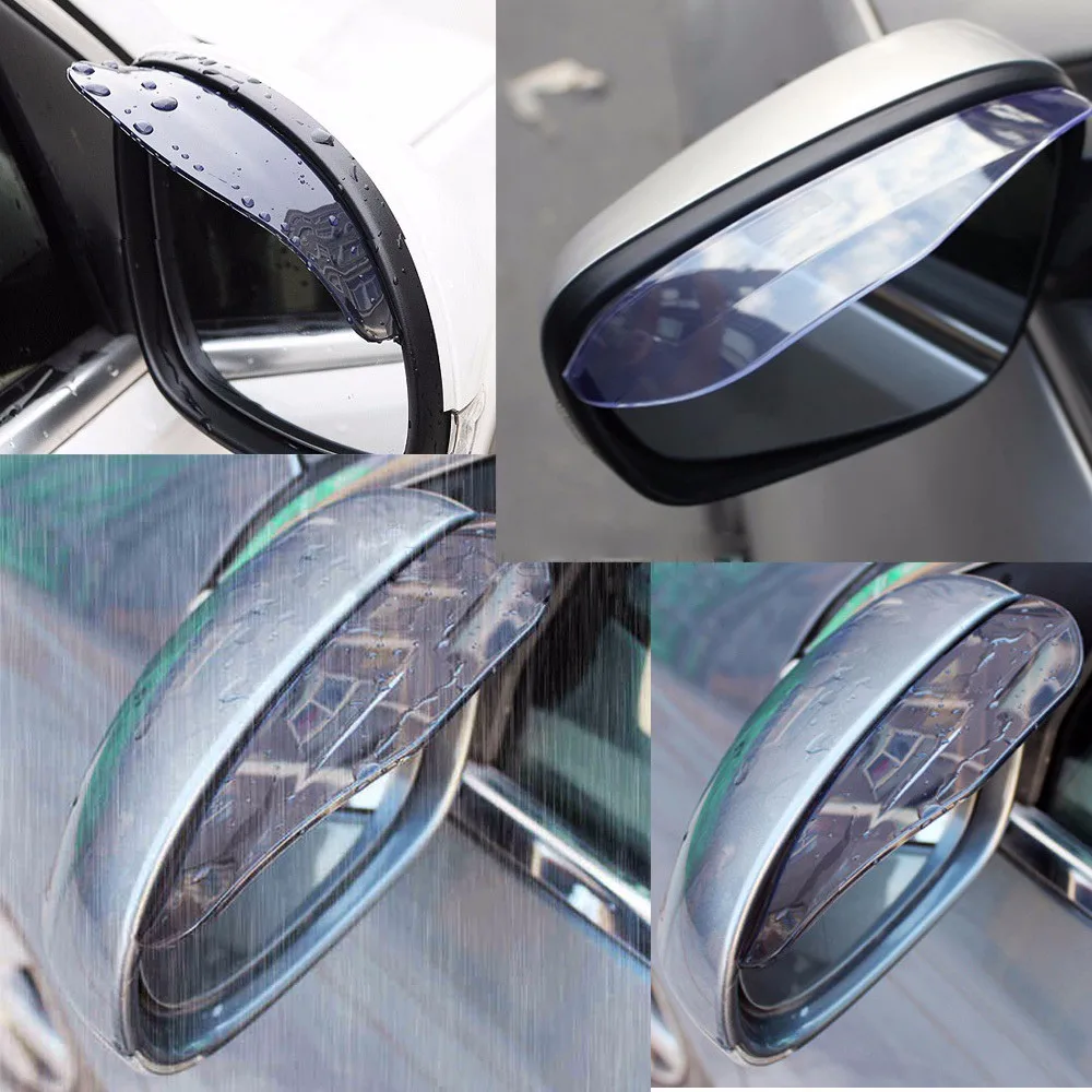 Новинка 1 пара Черный Прозрачный Универсальный гибкий ПВХ автомобильный