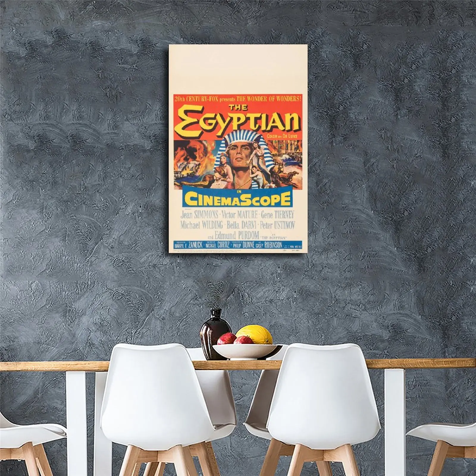 Настенный художественный плакат на египетском холсте современные декоративные