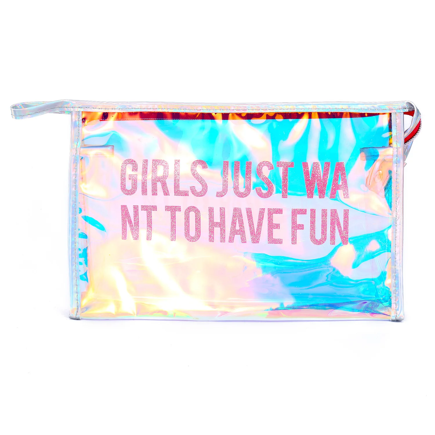 

FUDEAM Letter Women Storage Bag Toiletries Organize Waterproof PVC Cosmetic Bag Portable Transparent MakeUp Bag Travel Wash Bag