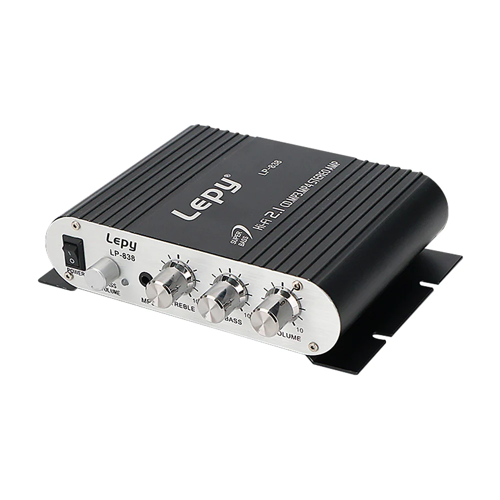 Усилитель сабвуфера Lepy LP 838 15 Вт * 2 + 20 1 каналов Hi Fi стерео аудио усилители домашний