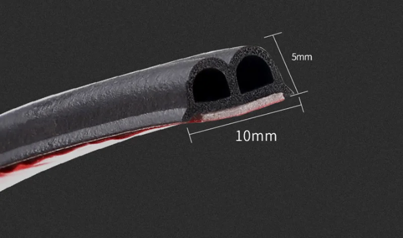 5M B Форма автомобильные дверные уплотнительные полосы Стикеры авто аксессуары