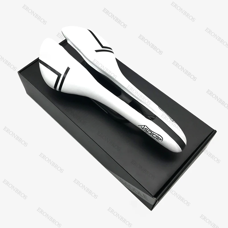 white biack Ultralight Selle full Carbon Saddle Bicycle vtt racing seat Wave Road Bike Saddle for men sans cycling Seat mat bike Spare Parts - Цвет: white biack