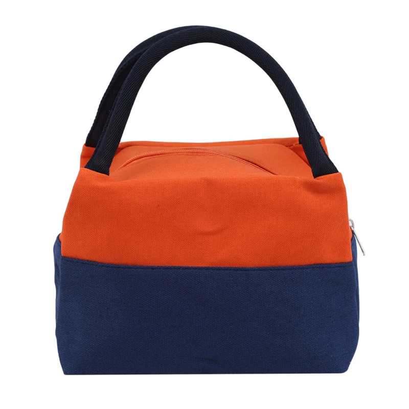 

Brand Canvas Lunch Bags For Women Fashion Portable Thermal Insulated Lunch Box Bag Tote Bolsa Comida Lunch Bag For Kids School