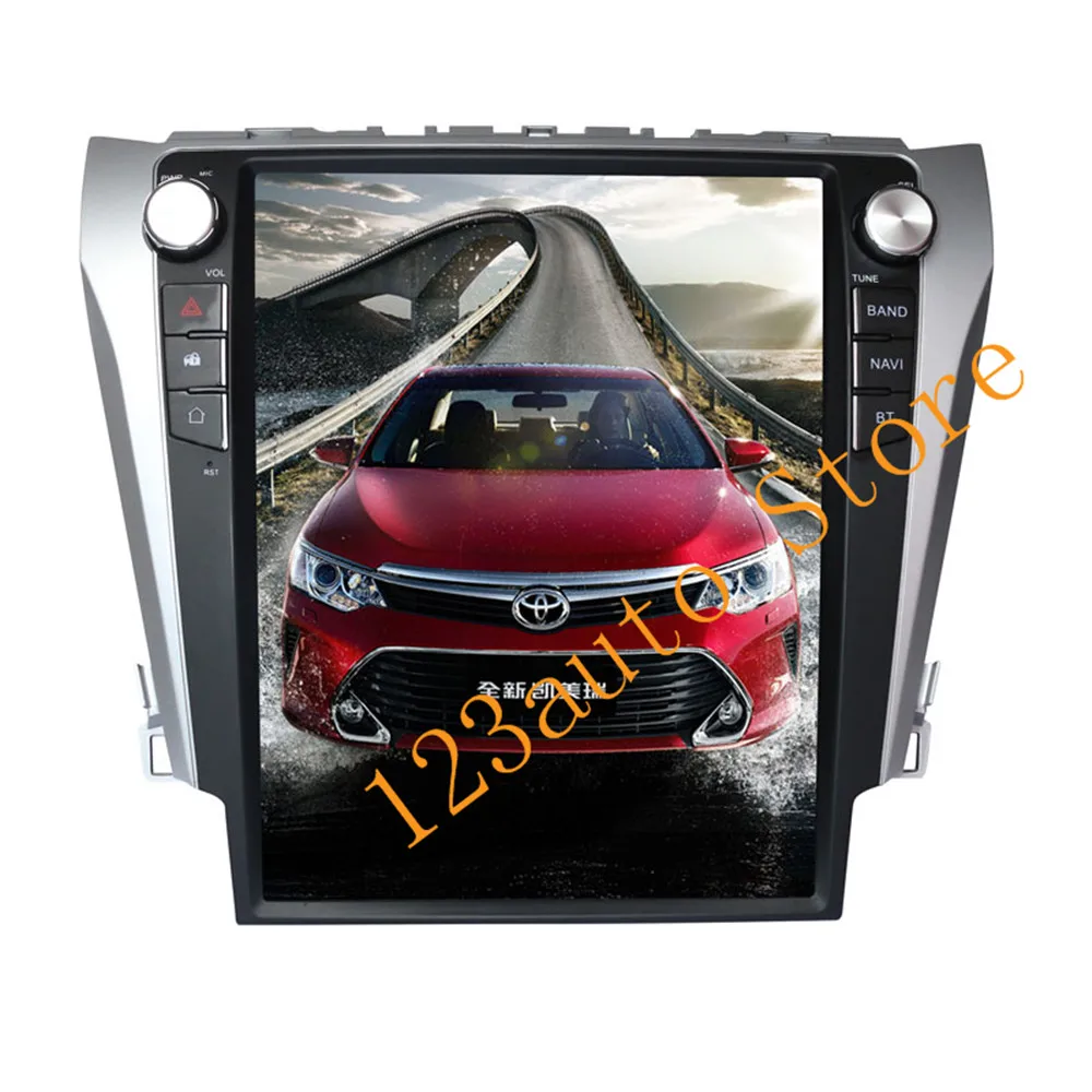 12 1 ''вертикальный экран Tesla Style Android 9 0 автомобильный DVD GPS плеер для Toyota Camry Aurion