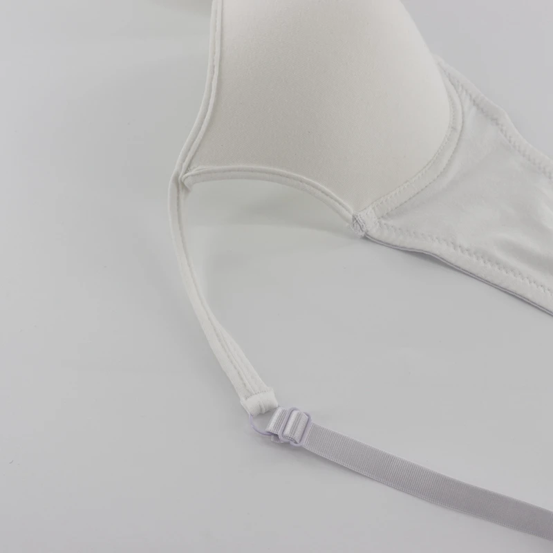 Женский бюстгальтер на бретельках PariFairy хлопковый однотонный тонких с пуш-ап 3