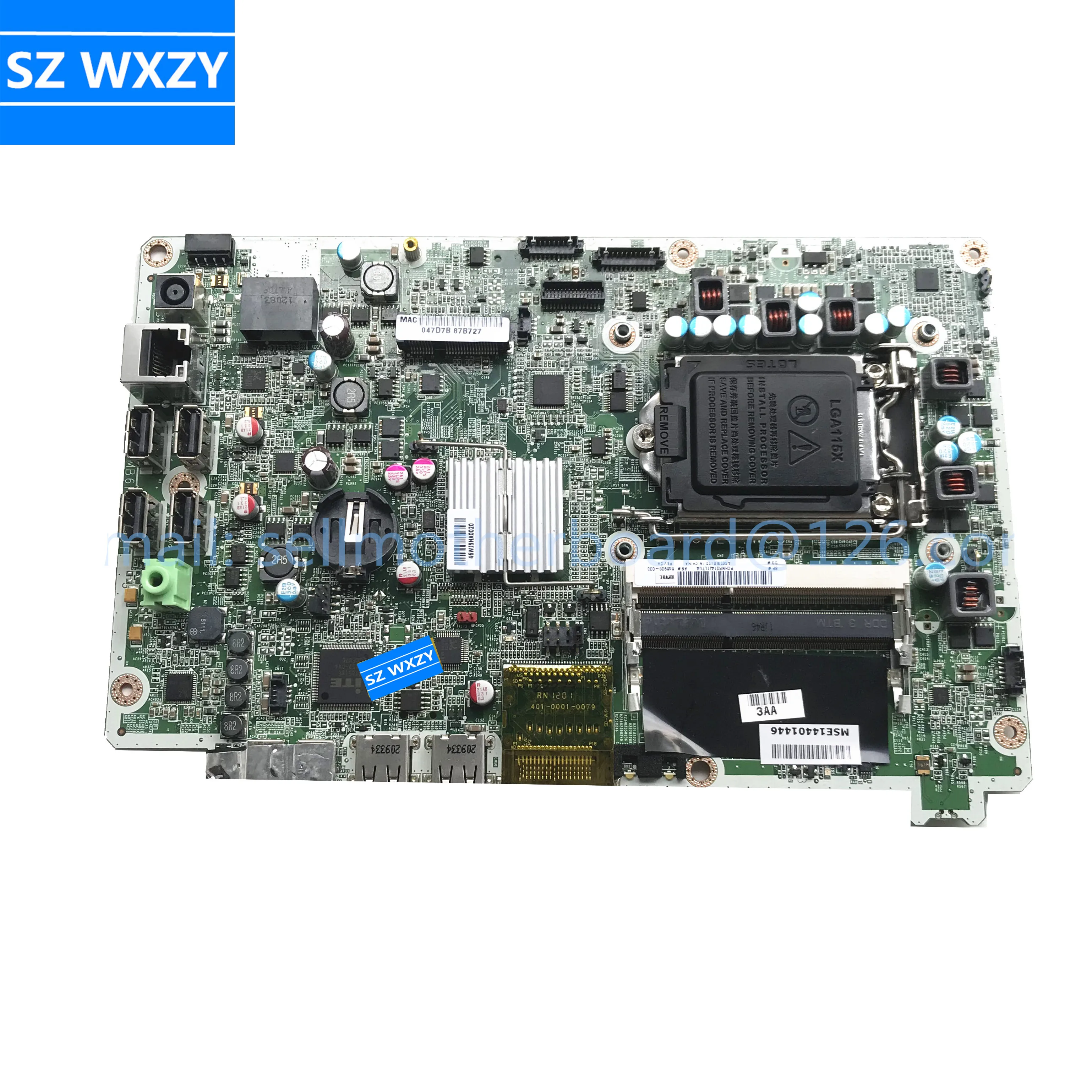 Оригинальная материнская плата для HP Omni 120 PC 646908-003 665465-001 DA0WJ5MB6F0 100% протестирована