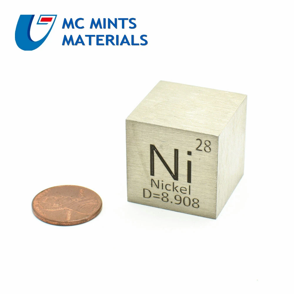 

Element Cube 25.4mm Inch Metal Density Cubes Distillation Periodic Collection Cu Lead Bi Tin Al Titanium Tungsten Mo Ni Mo Sn