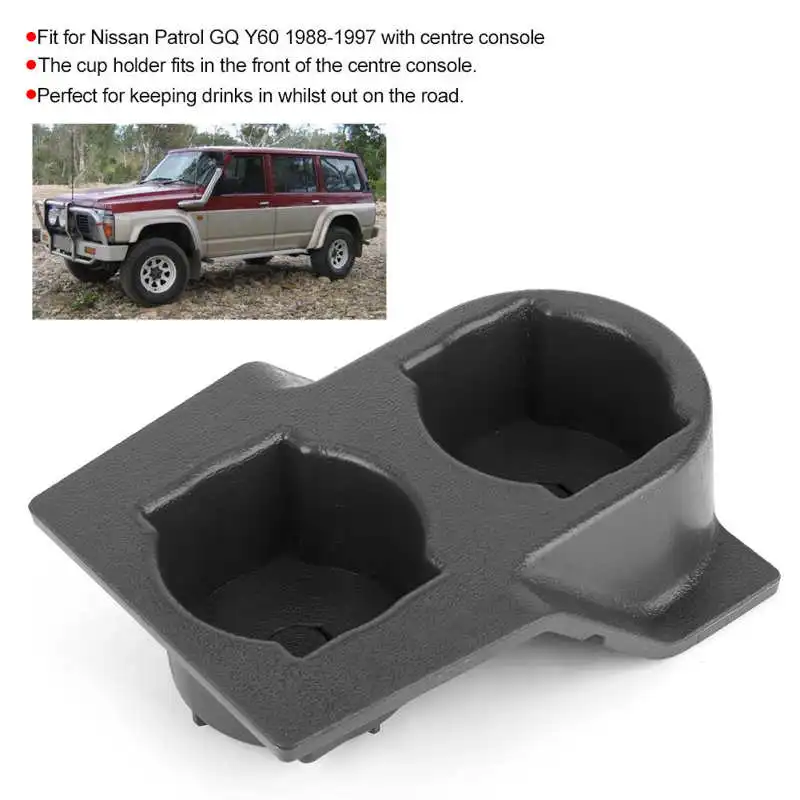 Car Center Control Water Cup Holder Rack Mount Replacement Part Fit for Nissan Patrol GQ Y60 1988-1997 Accessories | Автомобили и