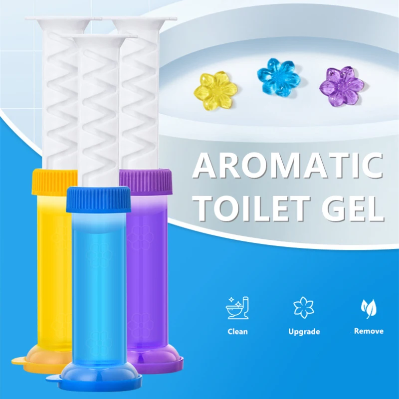 

Flower Aromatic Toilet Gel Toilet Deodorant Cleaner Toilet Fragrance Remove Odors Household Cleaning Chemicals Toilet Cleaner