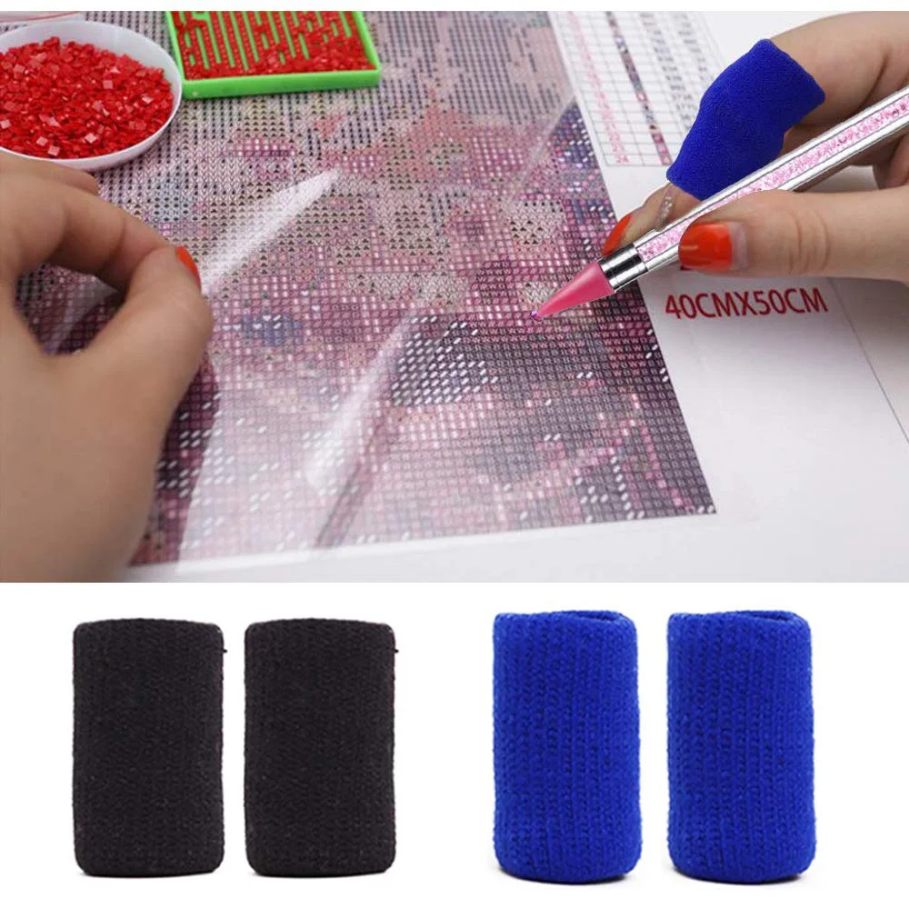 Алмазная живопись защита пальцев рука облегчение боли дрель с комплекты