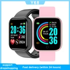 Смарт-часы Y68 D20 для мужчин и женщин, с электронным браслетом, для фитнес-монитора, для Xiaomi, Huawei, Samsung, Android, Apple Watch, новинка 2021