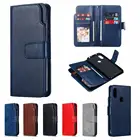 Чехол для Xiaomi Redmi 6 6A 7 8 8A 7A Note 4 4X Note 5 6 Pro Note 7 Note 8 Pro, чехол-бумажник из искусственной кожи, чехол с множеством отделений для карт