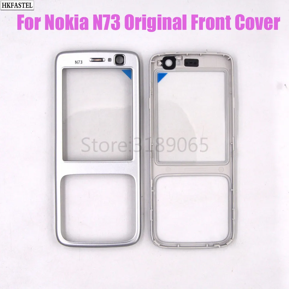 Для Nokia N73 Новый Оригинальный чехол для сотового телефона с серебристым передним